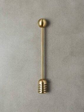 CB2 Gold Bumble Honey Dipper - New - Rare/Discontinued